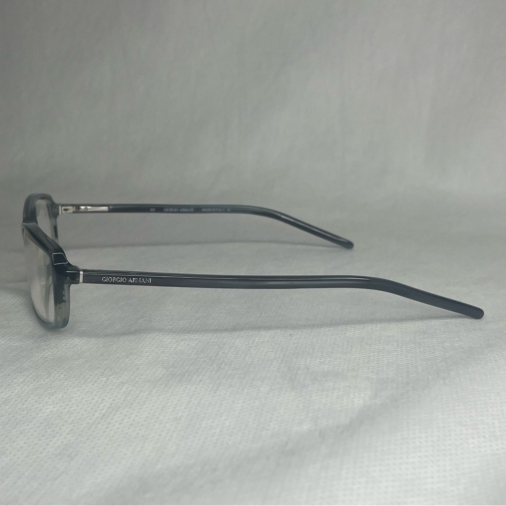 Giorgio Armani Ga2 Luxury Eyeglasses Frame Only Blue Tortoise Rectangle 130 Wt1 View 5